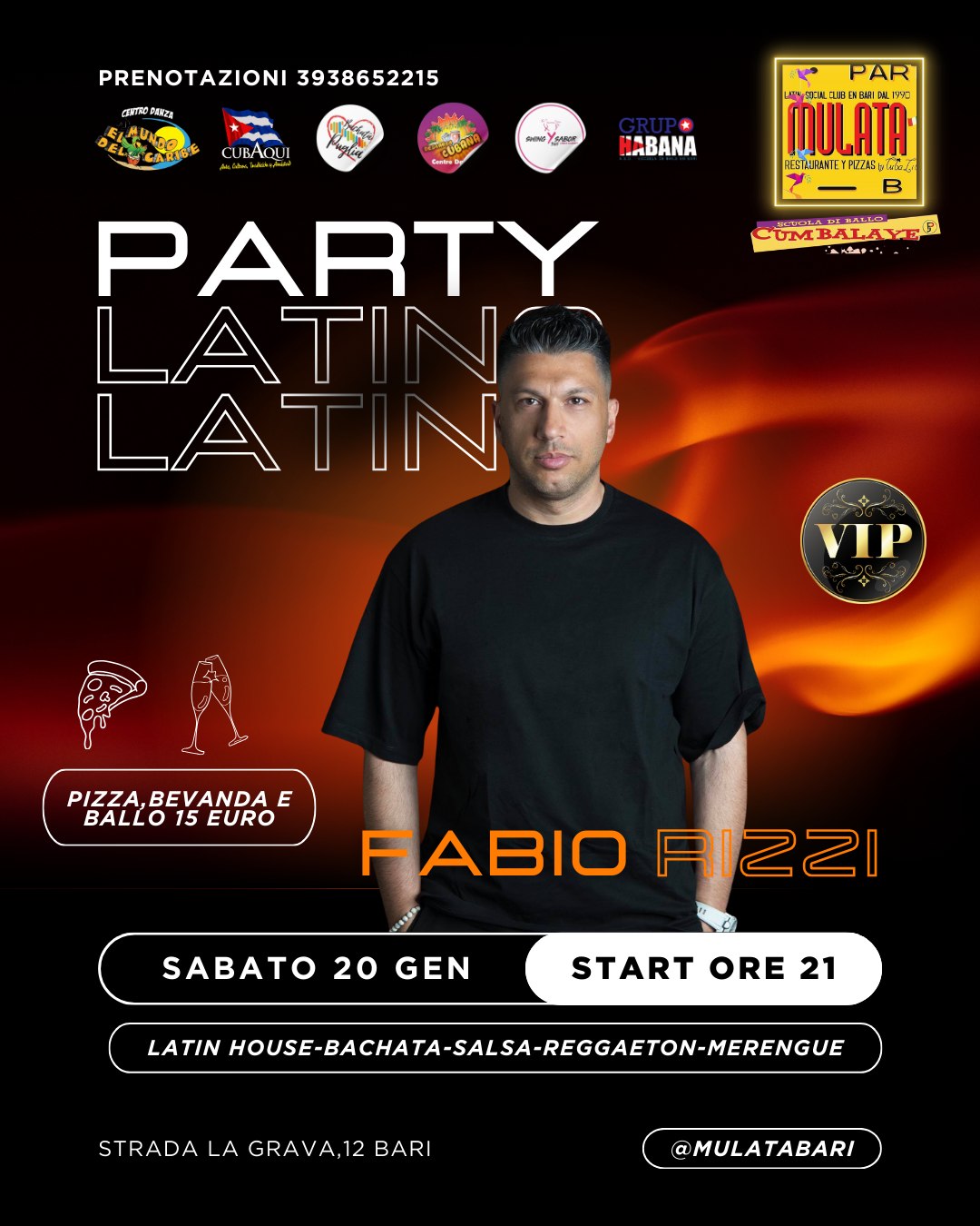SERATA MISTA SABATO 20 GENNAIO