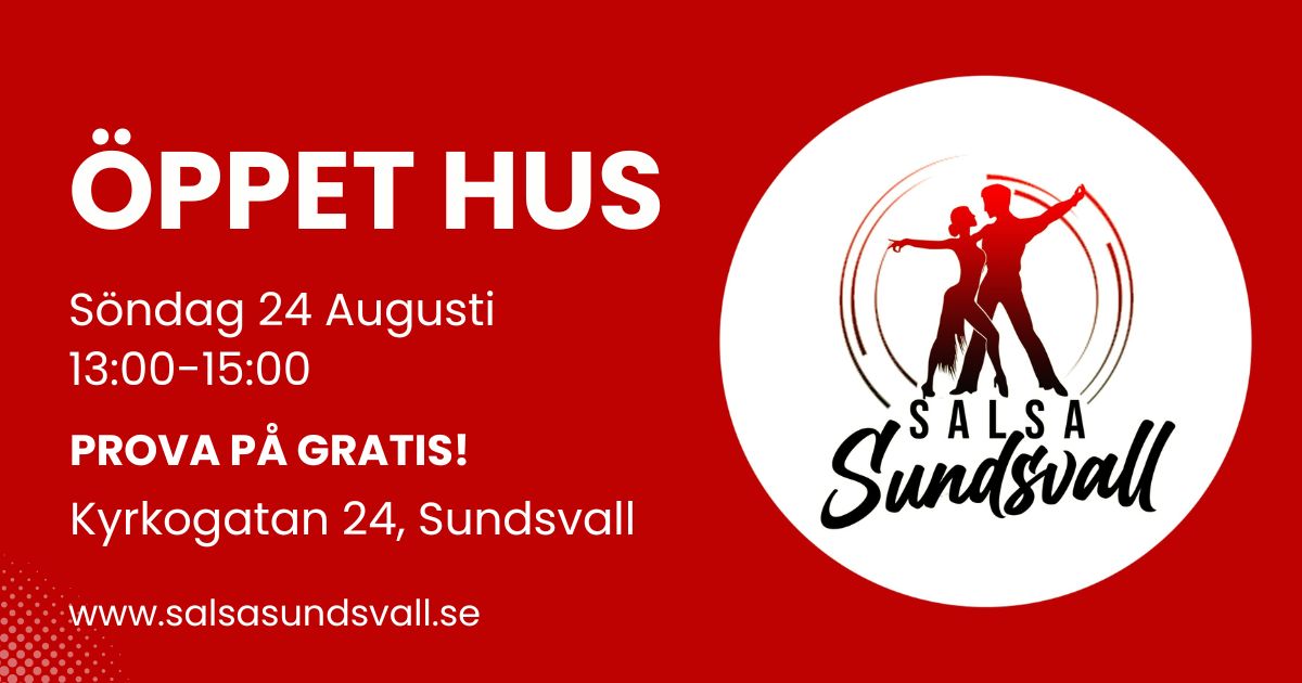 GRATIS PROVA PÅ SALSA & BACHATA DANS - SALSA SUNDSVALL