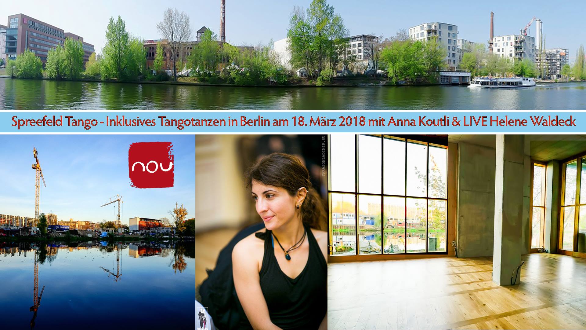Spreefeld Tango Café mit Anna & Filippos & LIVE Helene Waldeck