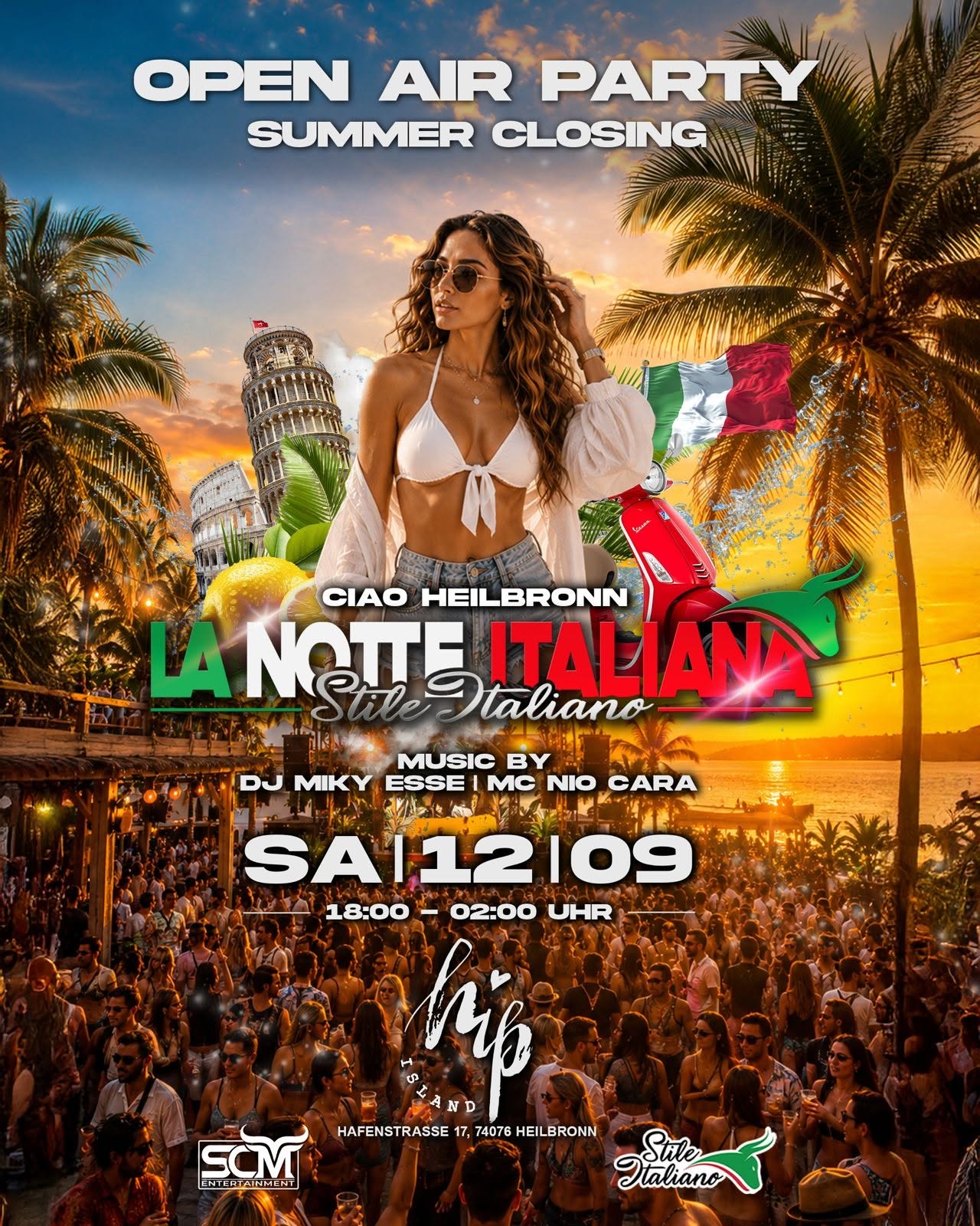 La Notte Italiana Open Air • 12.09 Heilbronn • Hip Island