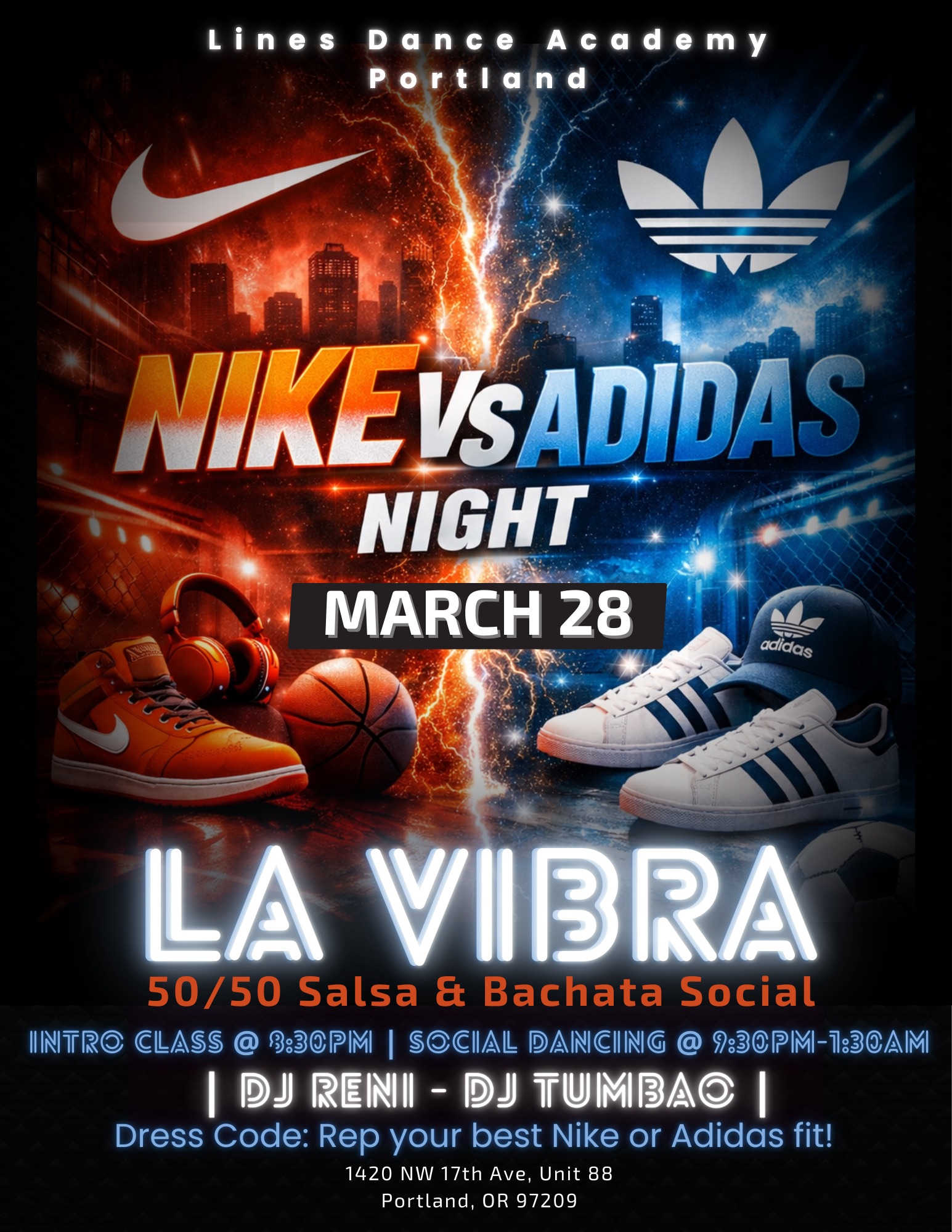 La Vibra Social - Mar 28 (Nike vs. Adidas)