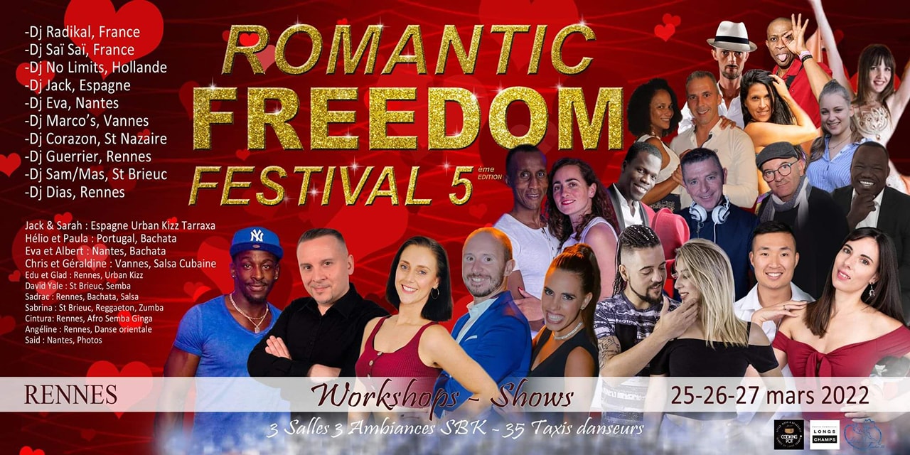 Romantic Freedom Festival 5 - 25 26 27 mars 2022