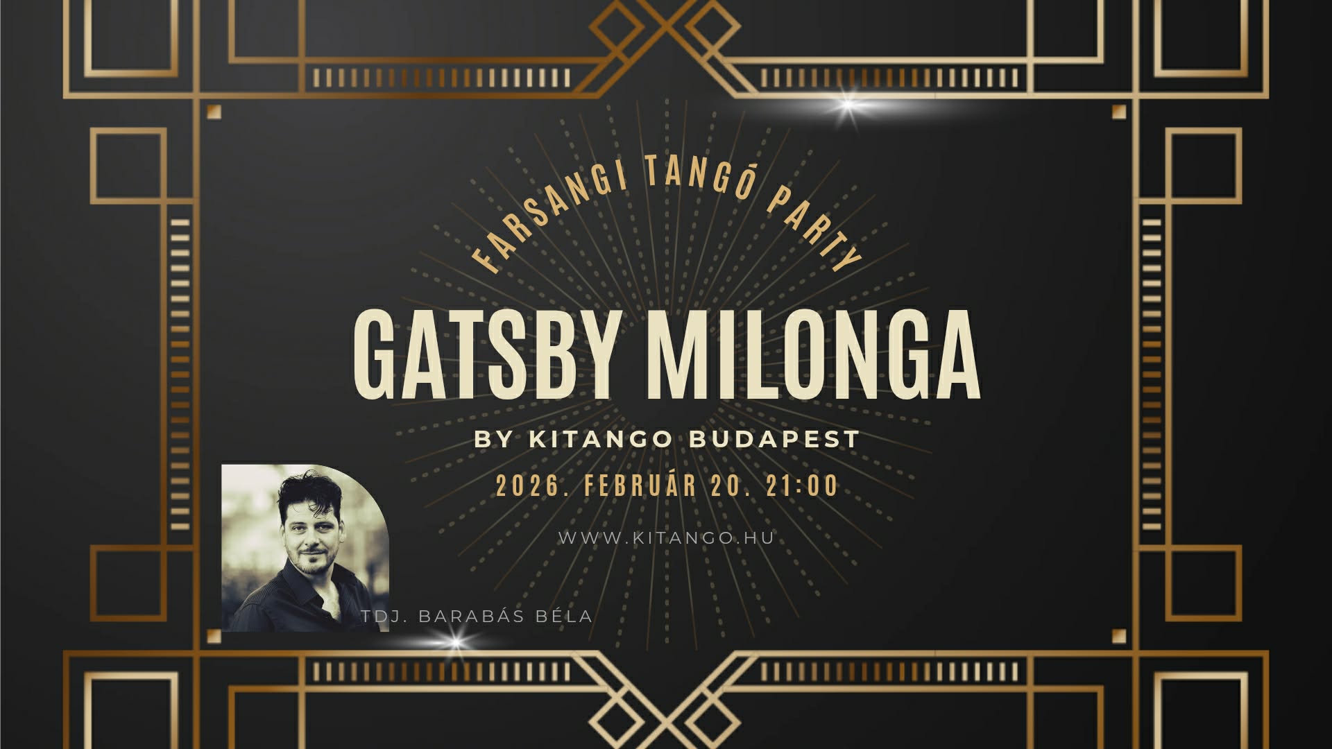 Gatsby farsangi milonga by KITango