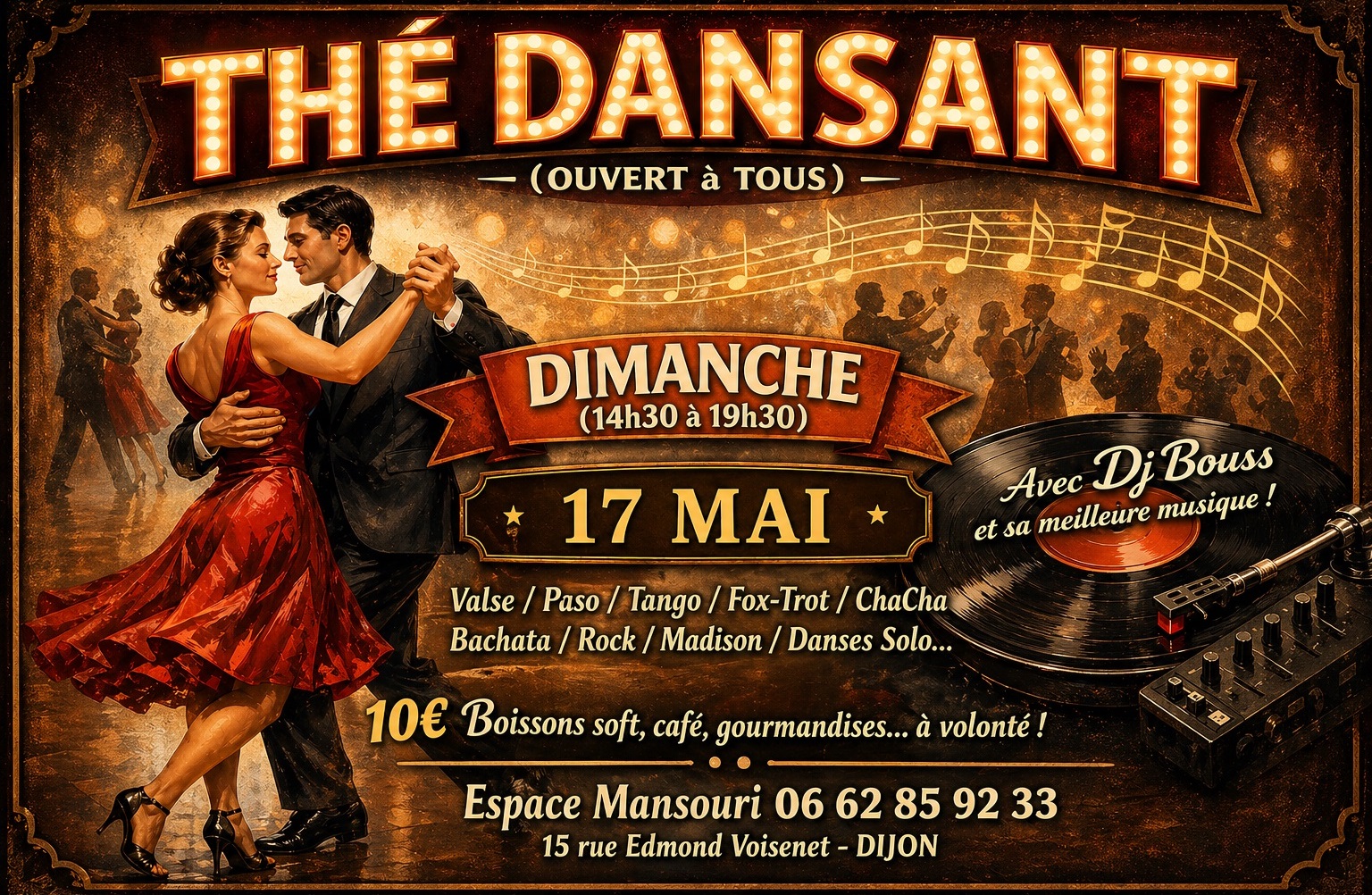 "THE DANSANT" (DIJON) animé par DJ Bouss !