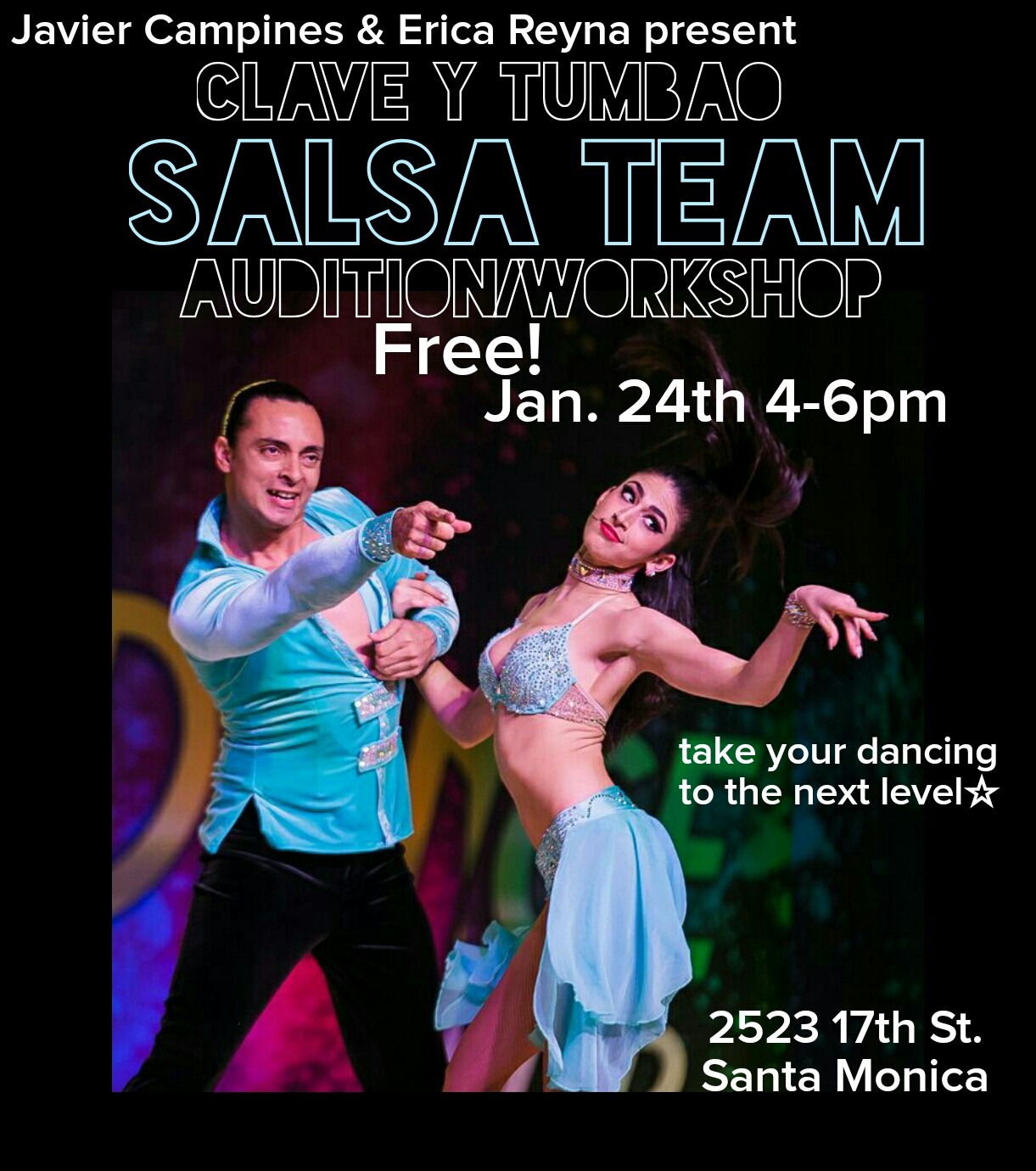 Salsa Free Workshop & Audition