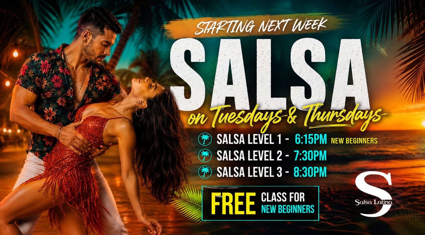Salsa Classes 🔥 New Beginner & Progression Classes Starting 9th June!