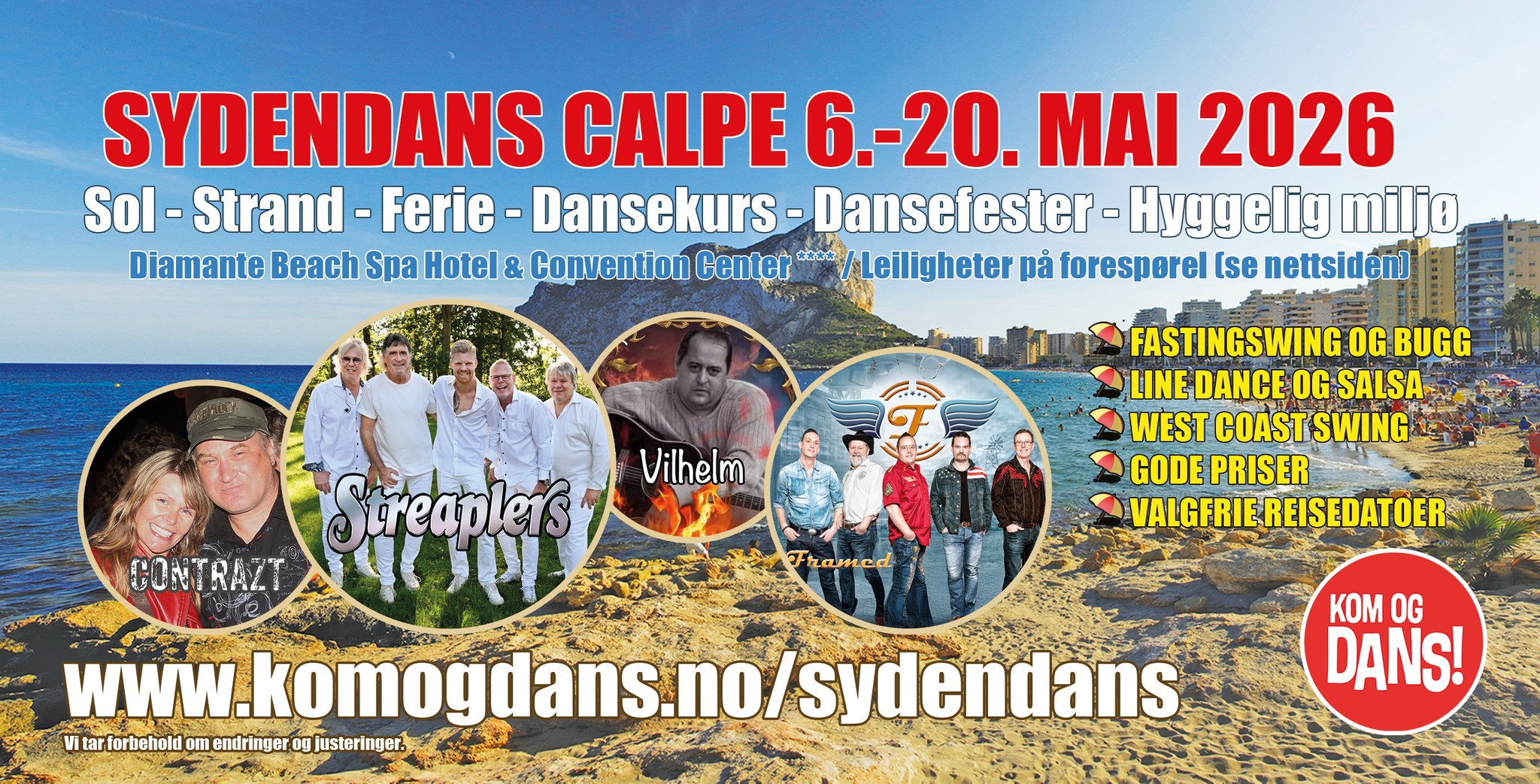 Sydendans Calpe 6.-20. mai 2026