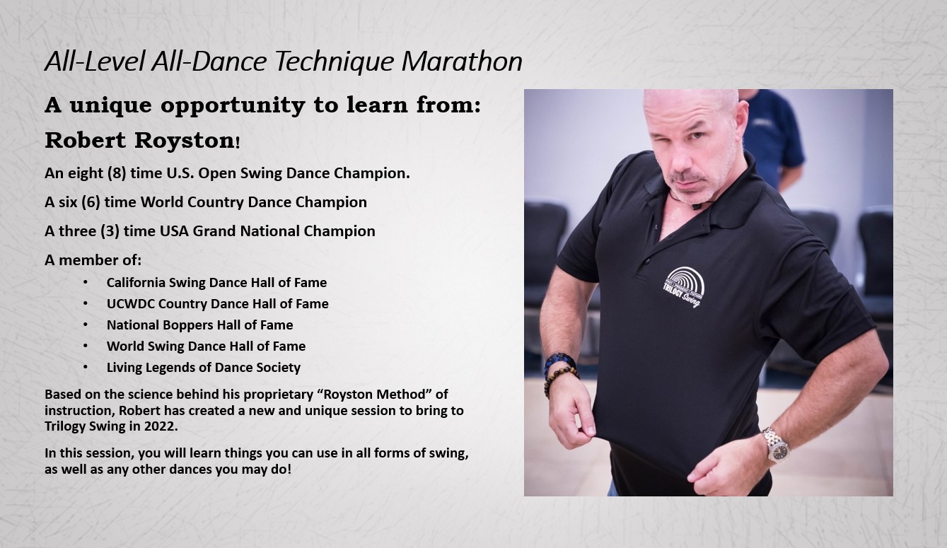 All-Level All-Dance Technique Marathon at Trilogy Swing 2022