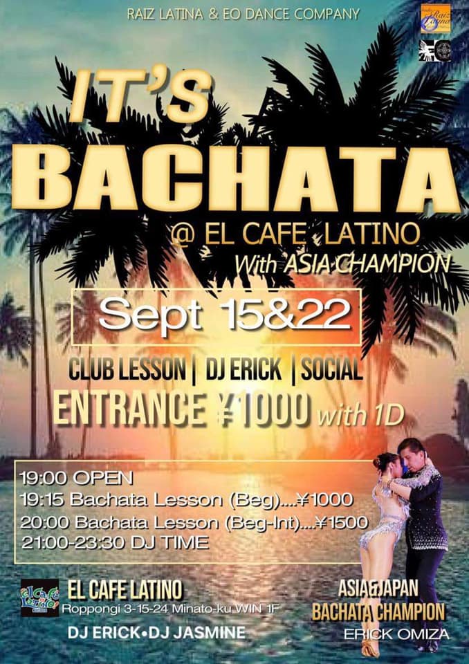 IT'S Bachata Sep 15 Tue