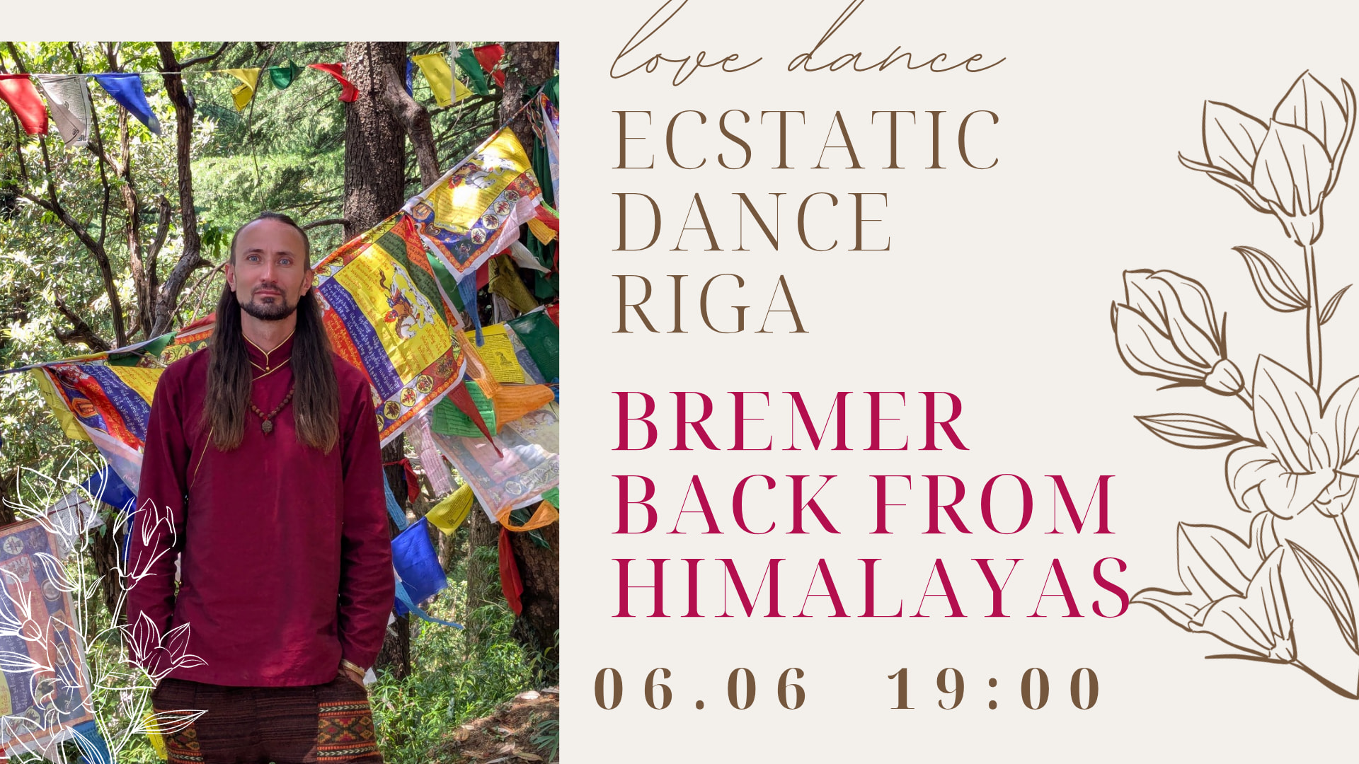 Ecstatic Dance Riga w Bremer. Back from Himalay