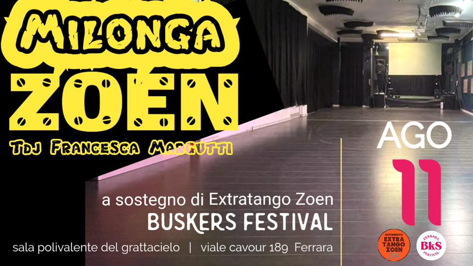 Milonga ZOEN - a sostegno di Extratango Zoen Buskers Festival