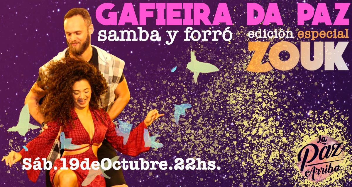 Gafieira da Paz + Zouk con Aline Cleto y Saulo Dias