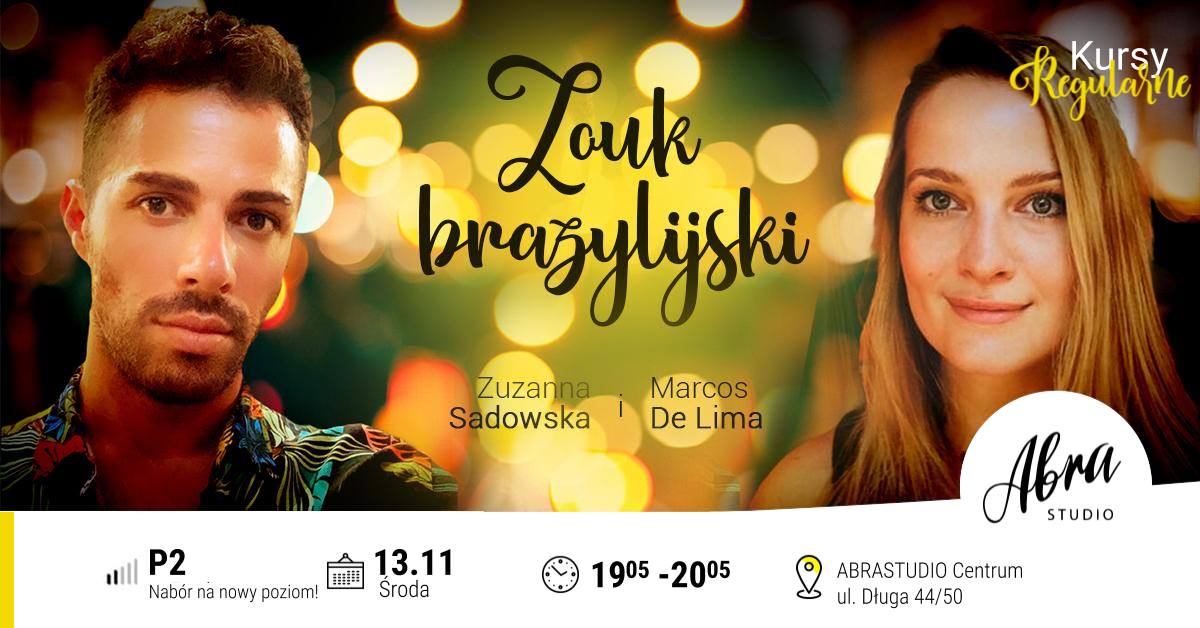 Zouk brazylijski dla początkujących środa 19:05 start 25.09