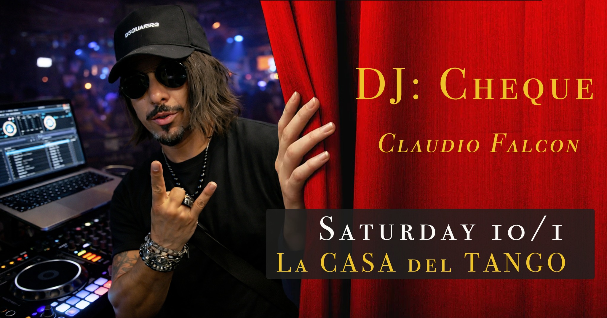 La CASA del TANGO with DJ: Cheque (Claudio Falcon)