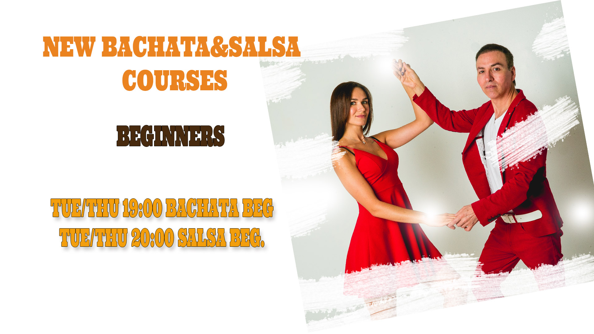 NEW BACHATA&SALSA COURSES FOR BEGINNERS