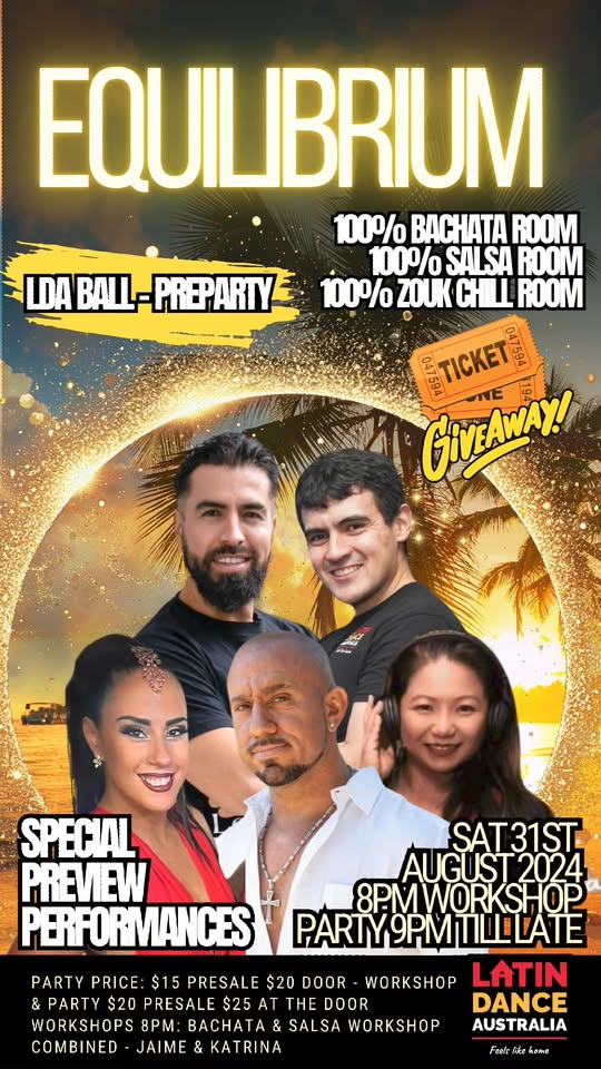 EQUILIBRIUM - LDA BALL PRE-PARTY