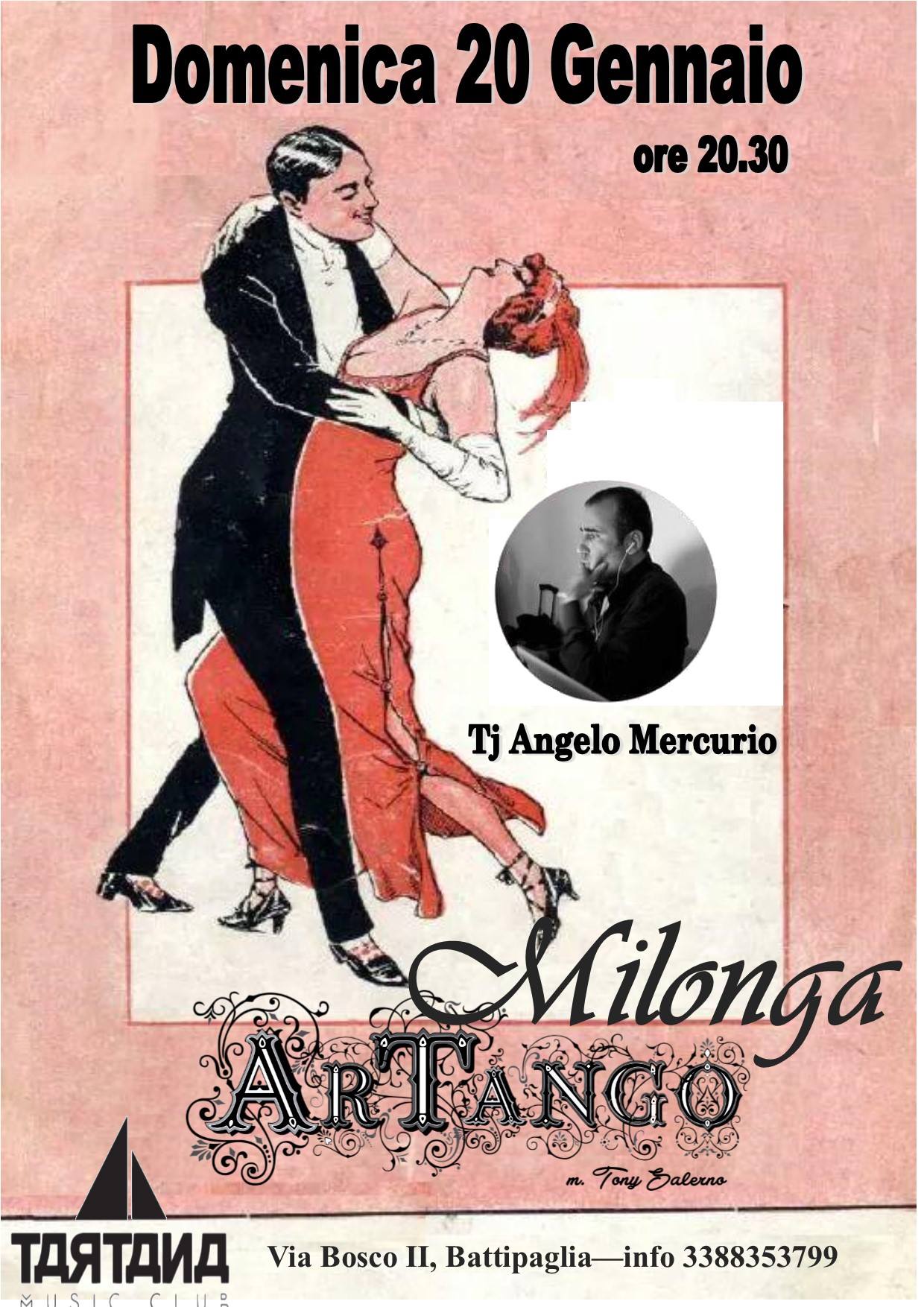 Domenica 20 Gennaio Milonga Artango Battipaglia
