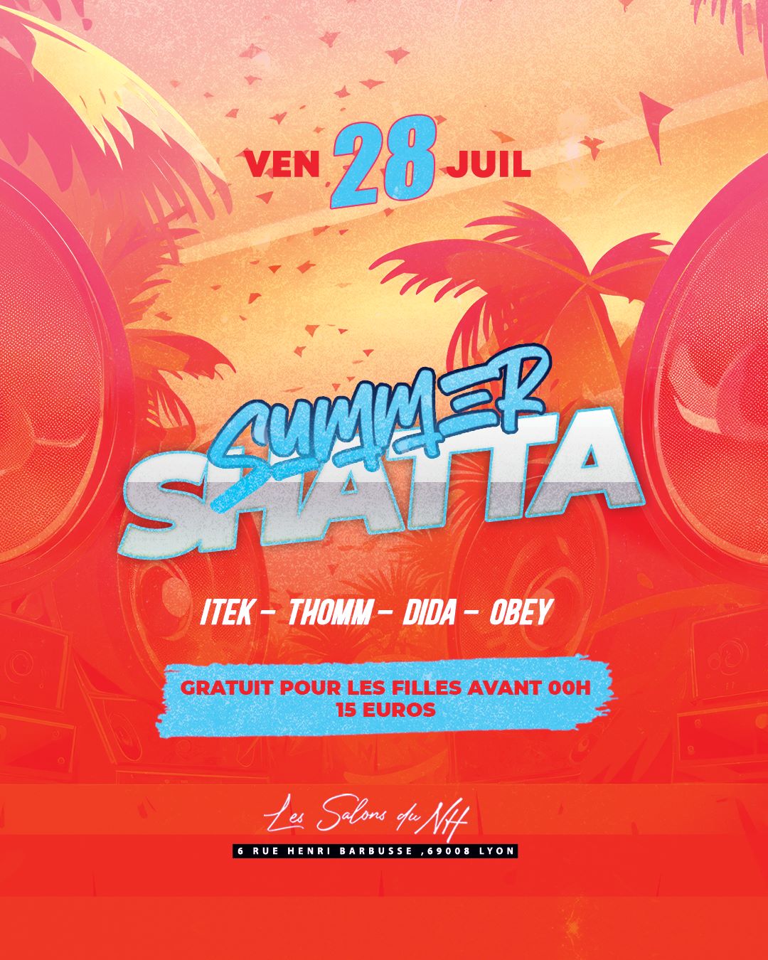 SUMMER SHATTA @ LES SALONS DU NH