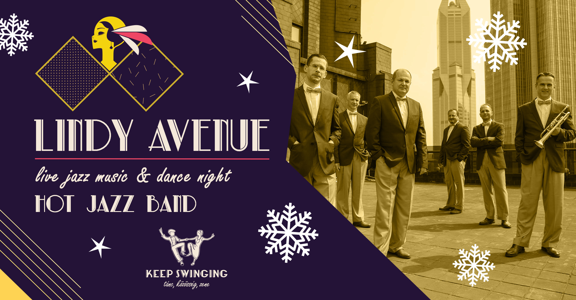 Lindy Avenue XMAS party with Hot Jazz Band