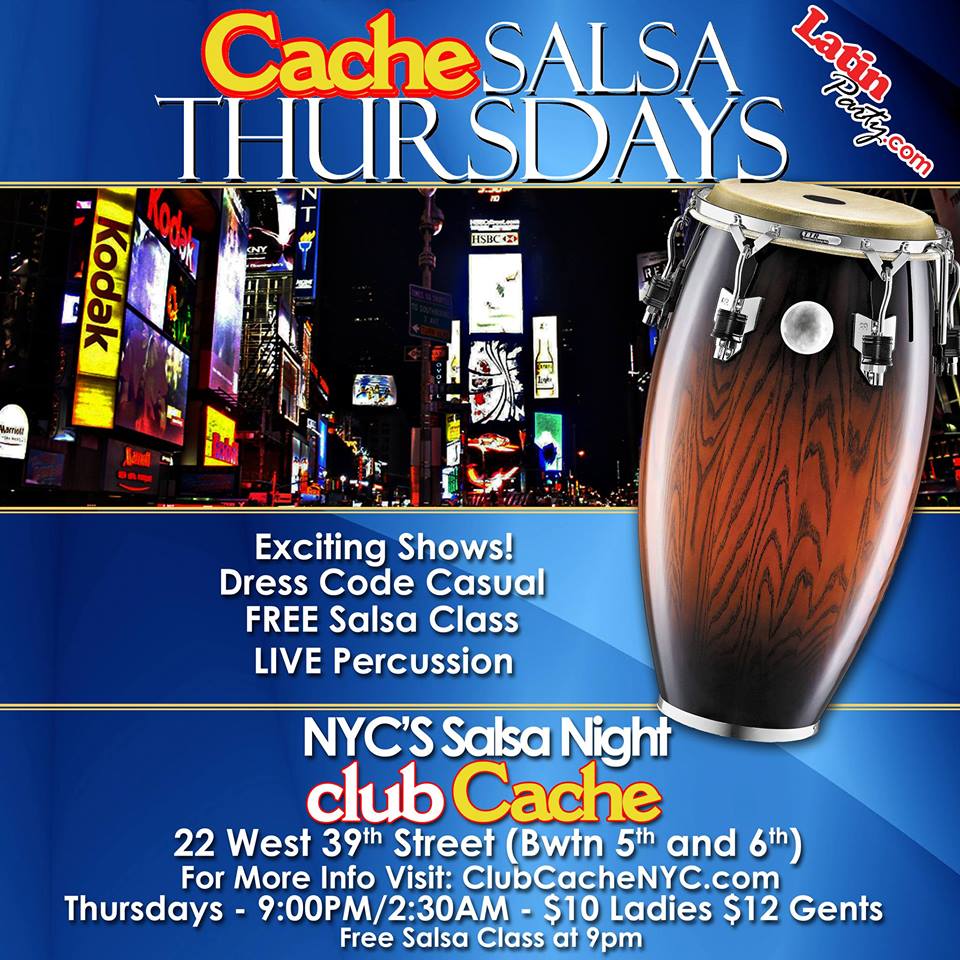 Cache Salsa Thursdays - Doors Open 8pm! - Free Salsa Class 9pm