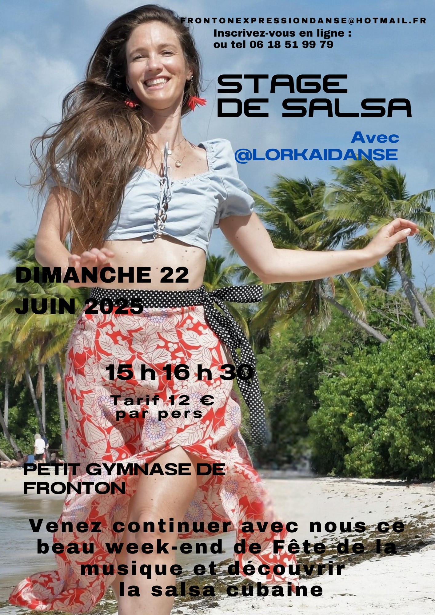 STAGE DE SALSA CUBAINE A FRONTON