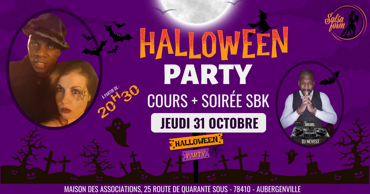Soirée Halloween : Cours Bachata & Soirée SBK !