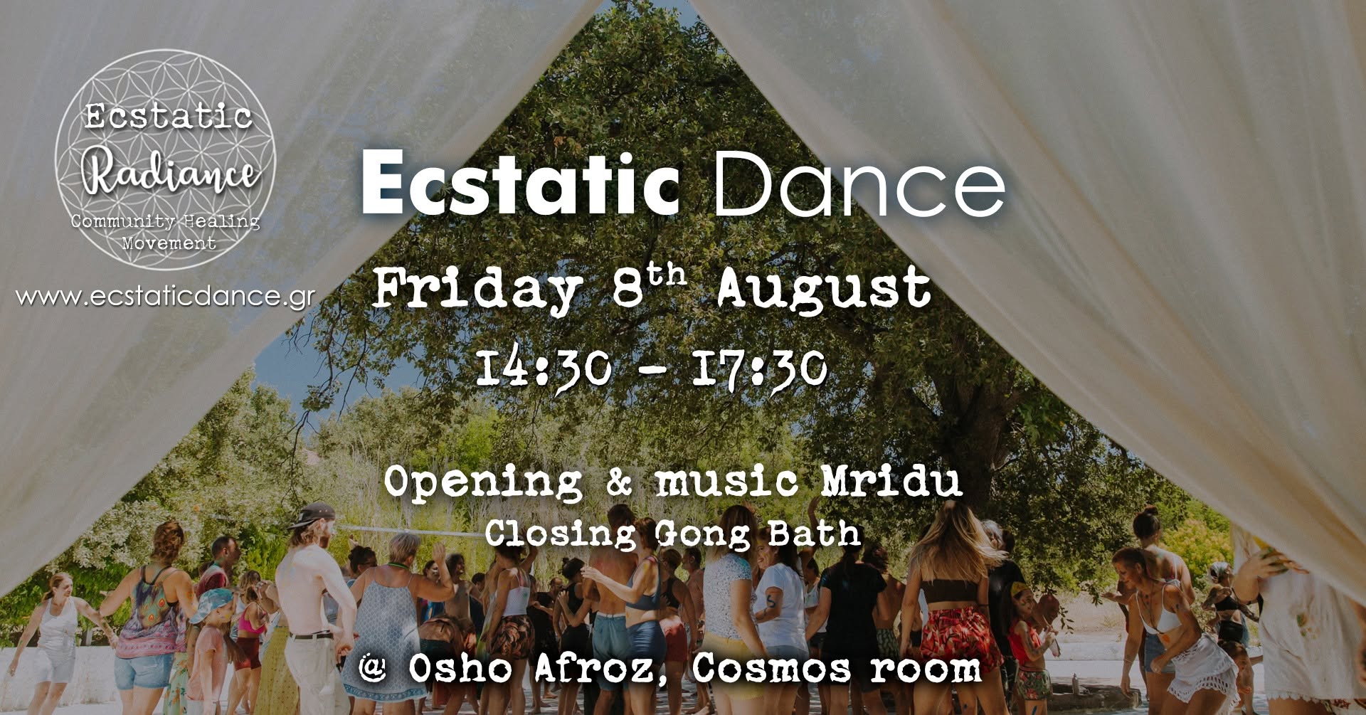 Ecstatic Dance & Gong Bath @ Afroz, Cosmos with Mridu
