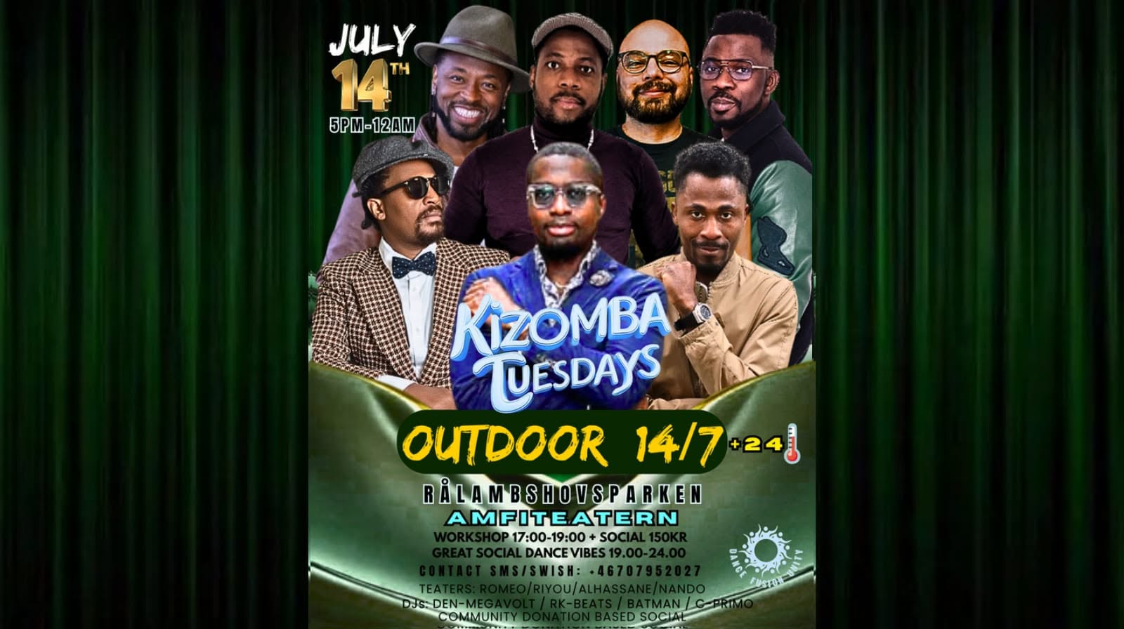 Kizomba Tuesdays Stockholm Outdoor