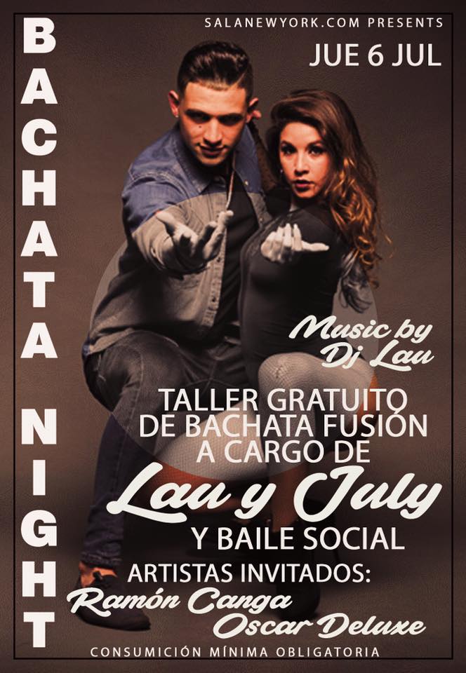 Jueves de BACHATA NIGHT Con Lau & July