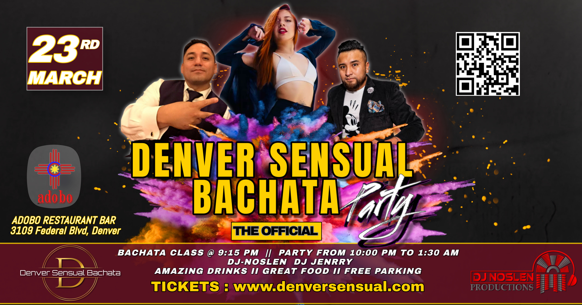 Denver Sensual Bachata Party March 23rd
