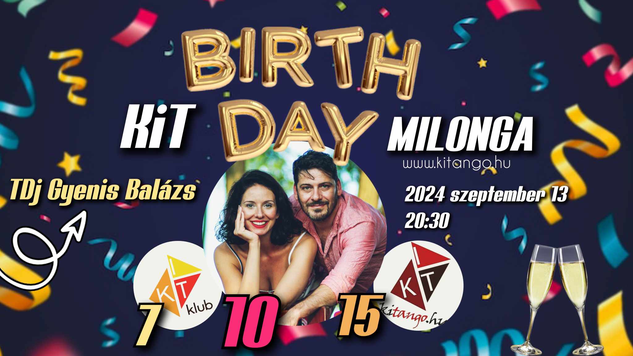 Évfordulós KiT milonga: 15-10-7