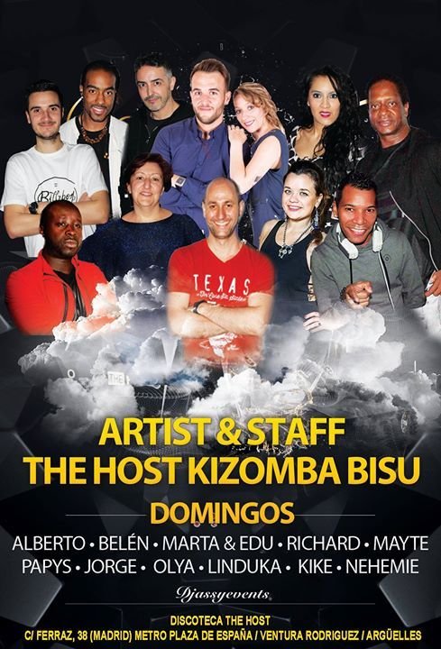 ★The Host Kizomba Bisú★ Domingo 26 de marzo de 2017