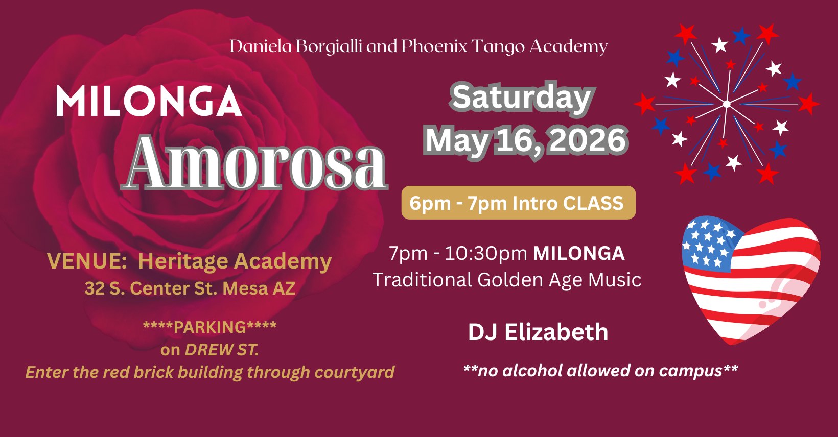 Milonga Amorosa - May Memorial Edition!!