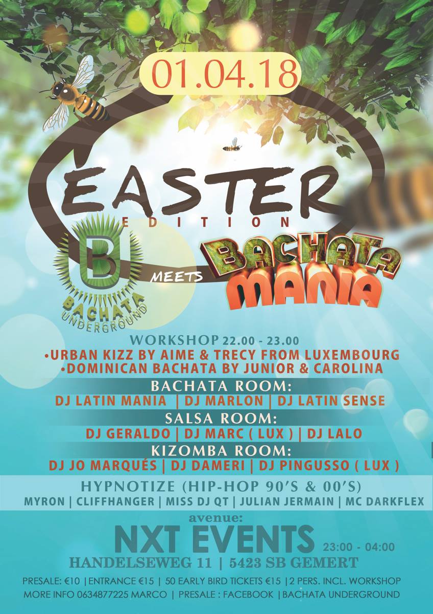 Bachata Underground meets Bachata Mania Easter edition