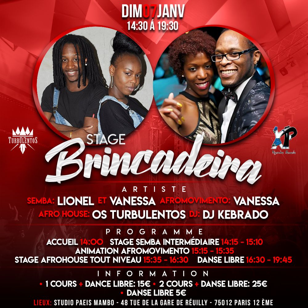 BRINCADEIRA : Le Stage Semba - Afro Movimento - Afrohouse
