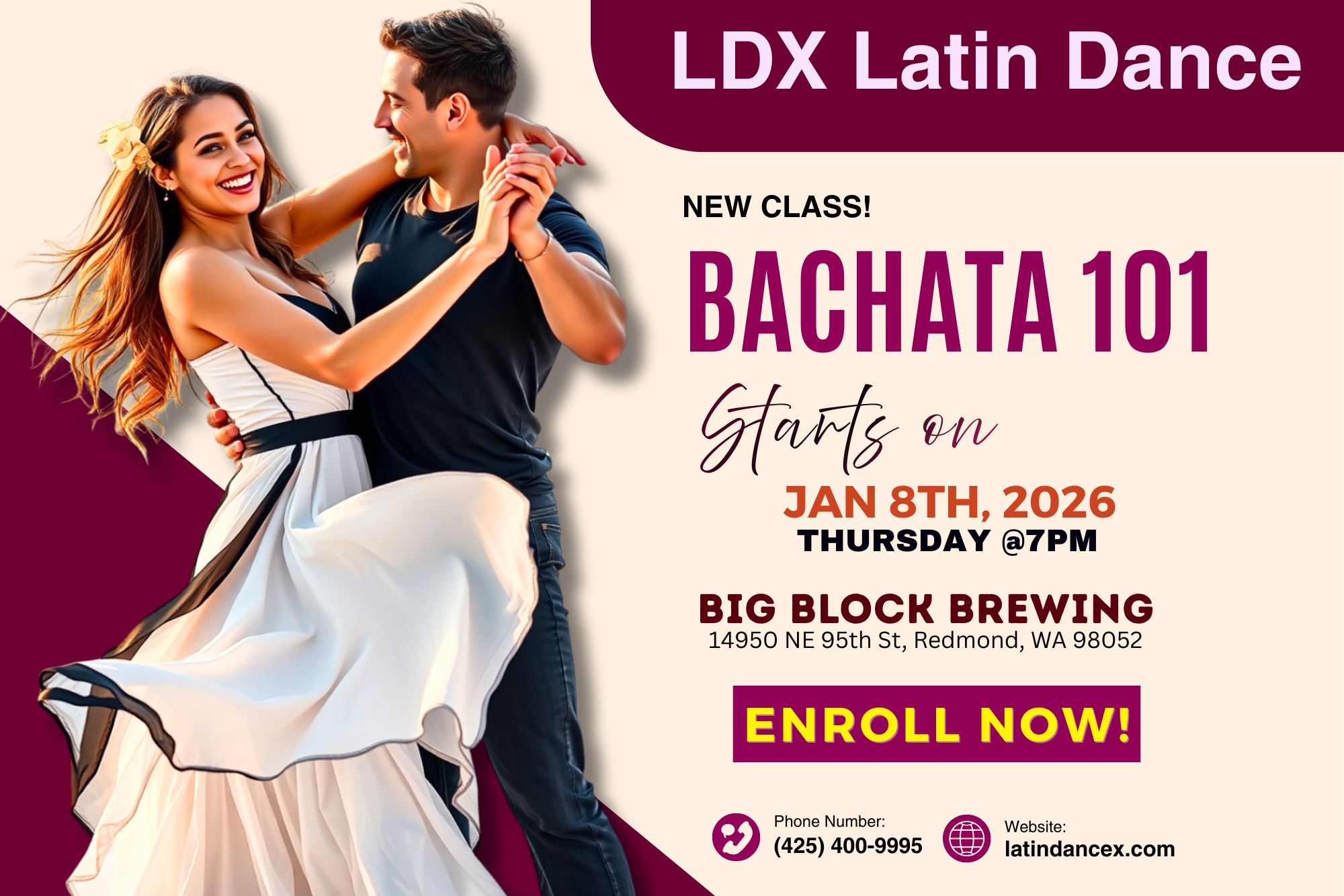 Intro To Latin Social Dancing - Bachata 101