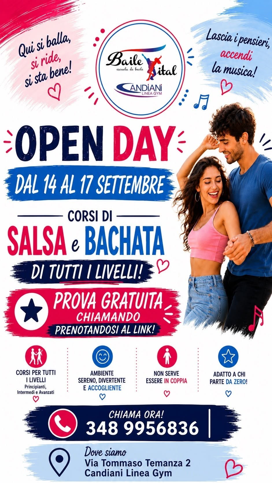 Open day SALSA&BACHATA a Mestre