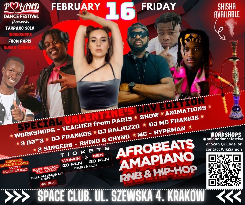 Afrobeats, Amapiano, Kizomba, Rnb, Hip-Hop, Party PARIS Tarraxo SOLO Workshops 3 Dj"s 2 rooms