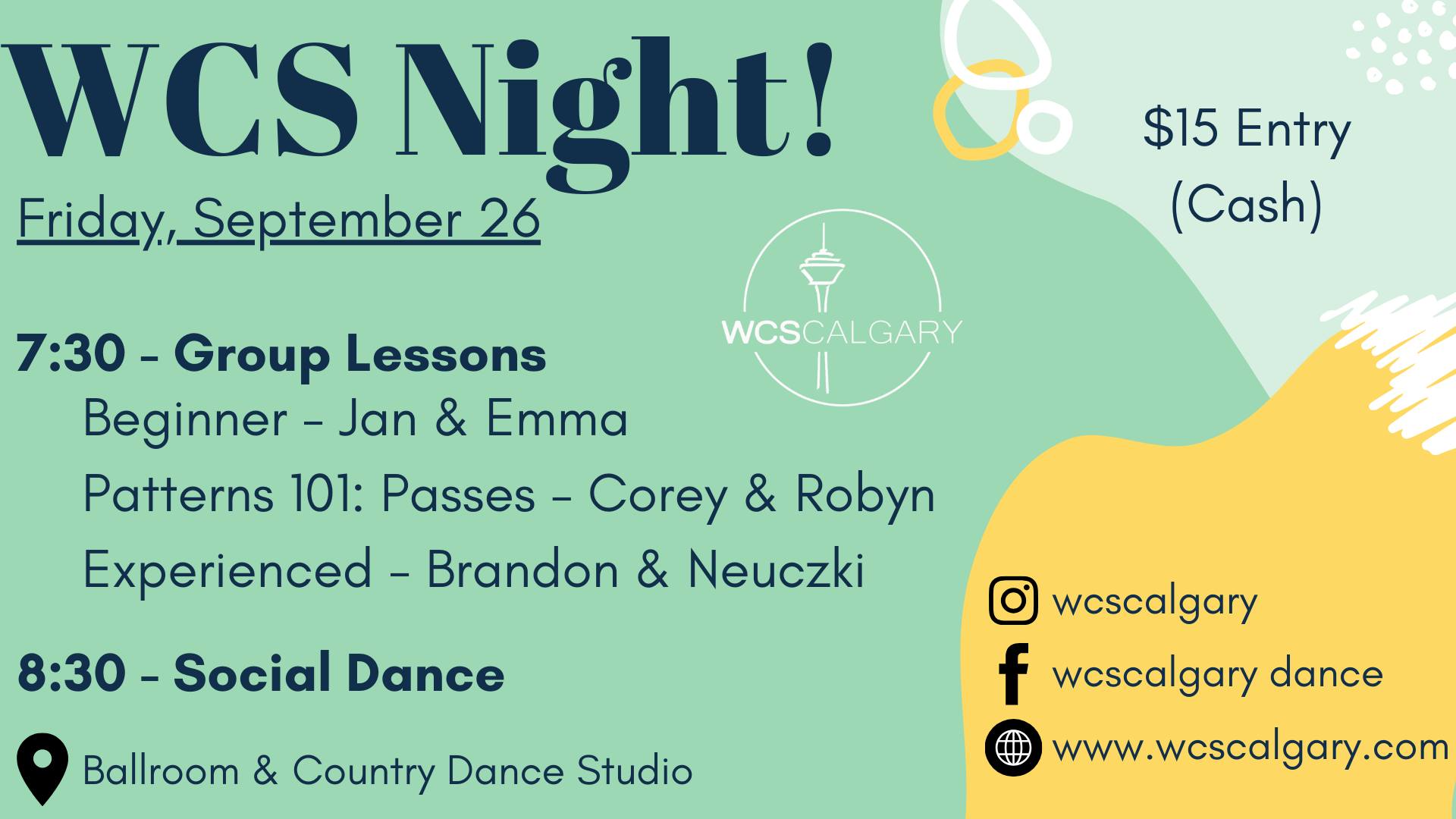 West Coast Swing Dance!