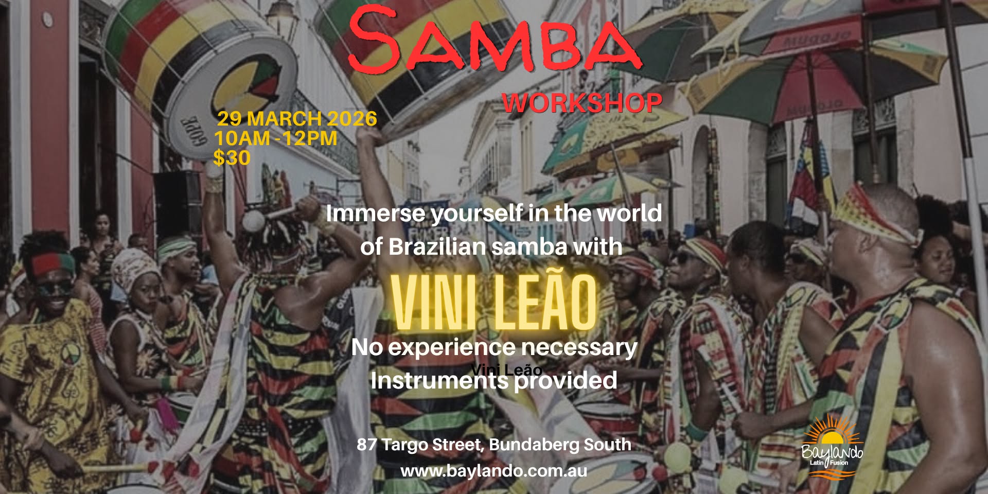 Drumming with Vini Leão