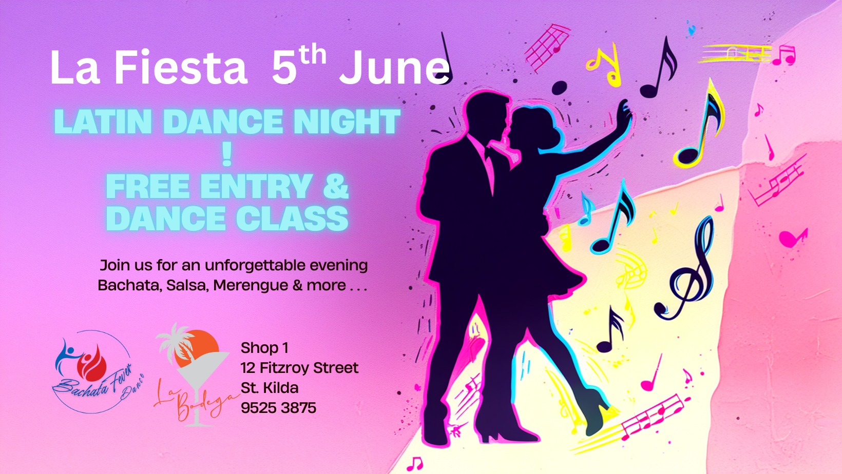 LA FIESTA Bachata Fever Friday Night Social Dancing