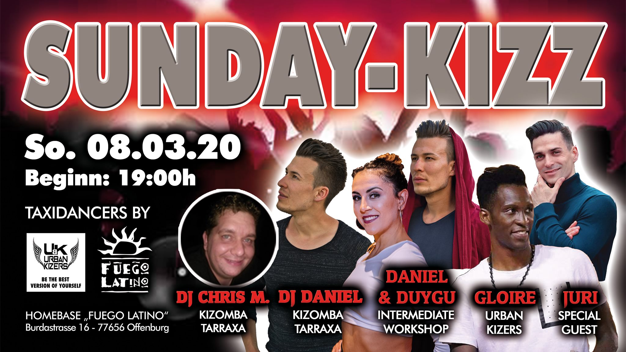 Sunday-Kizz-Club Kizomba & Tarraxa in Offenburg