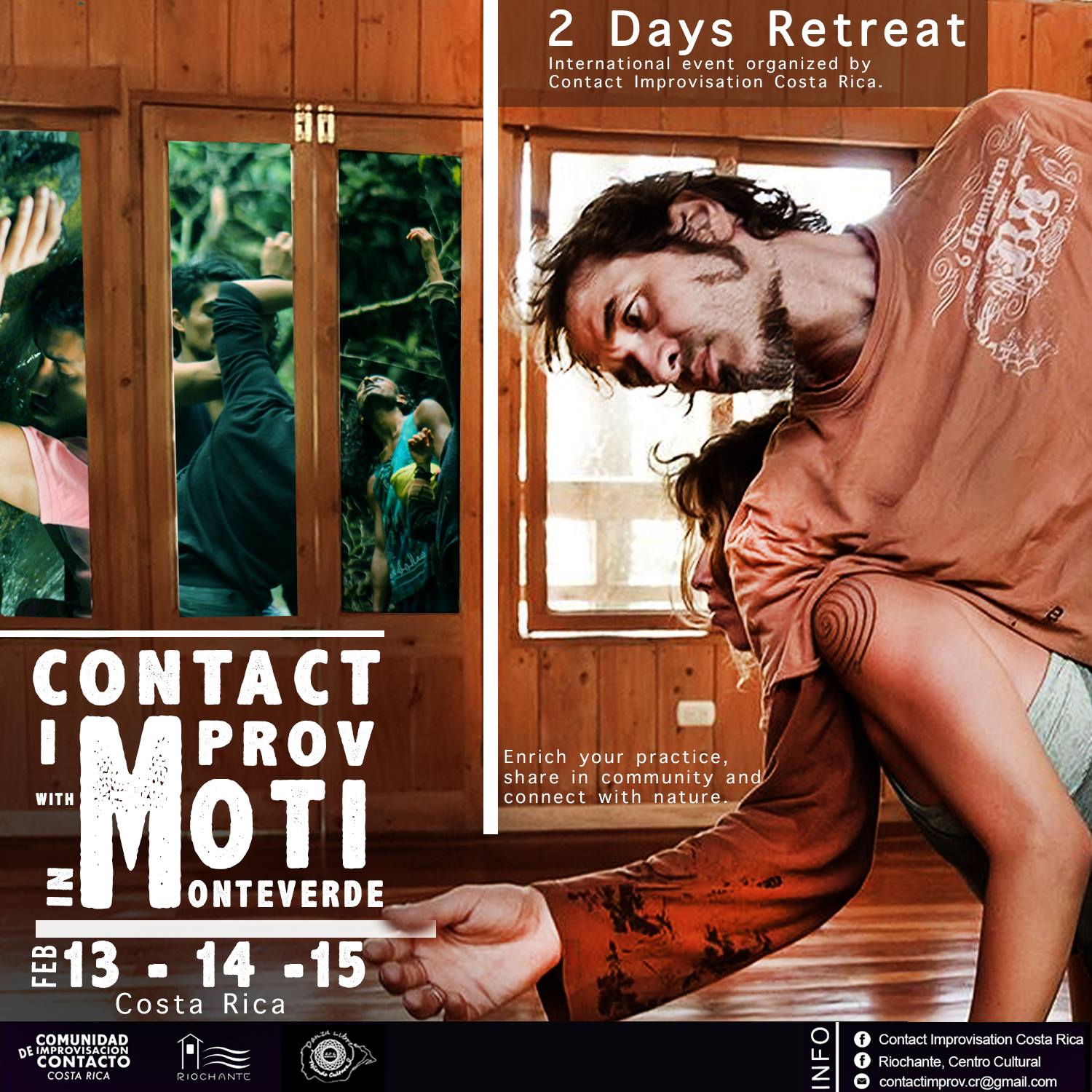 Contact Improv w Moti in Monteverde