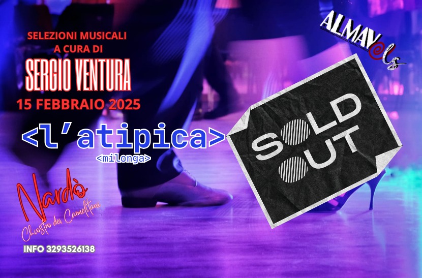 <l'atipica> "milonga" - al Chiostro dei Carmelitani Nardò