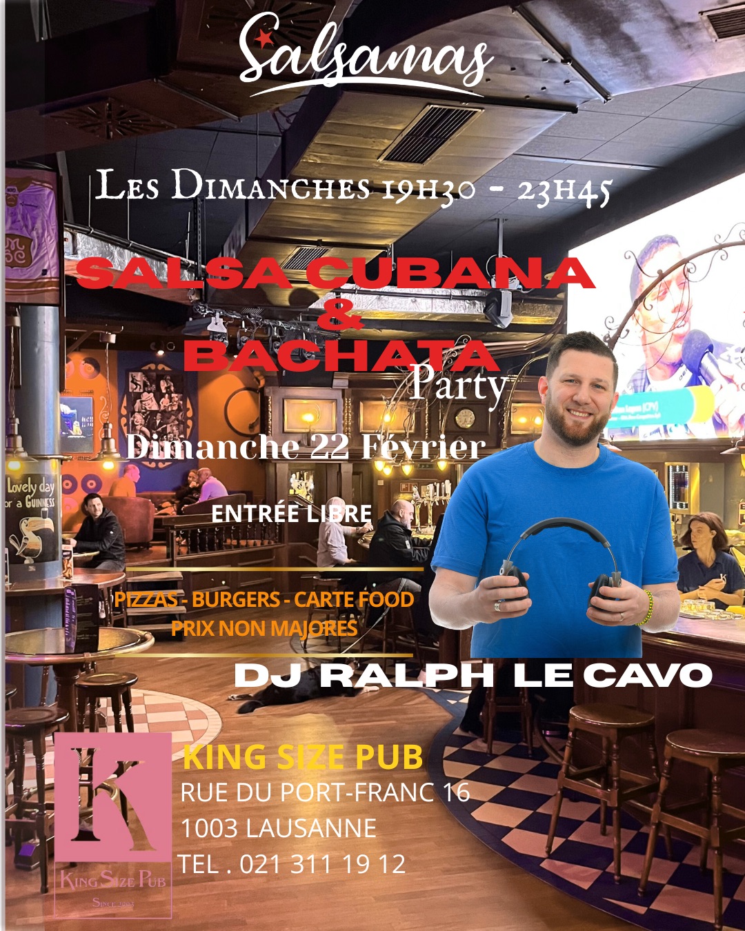 Les dimanches au King Size avec Salsamas