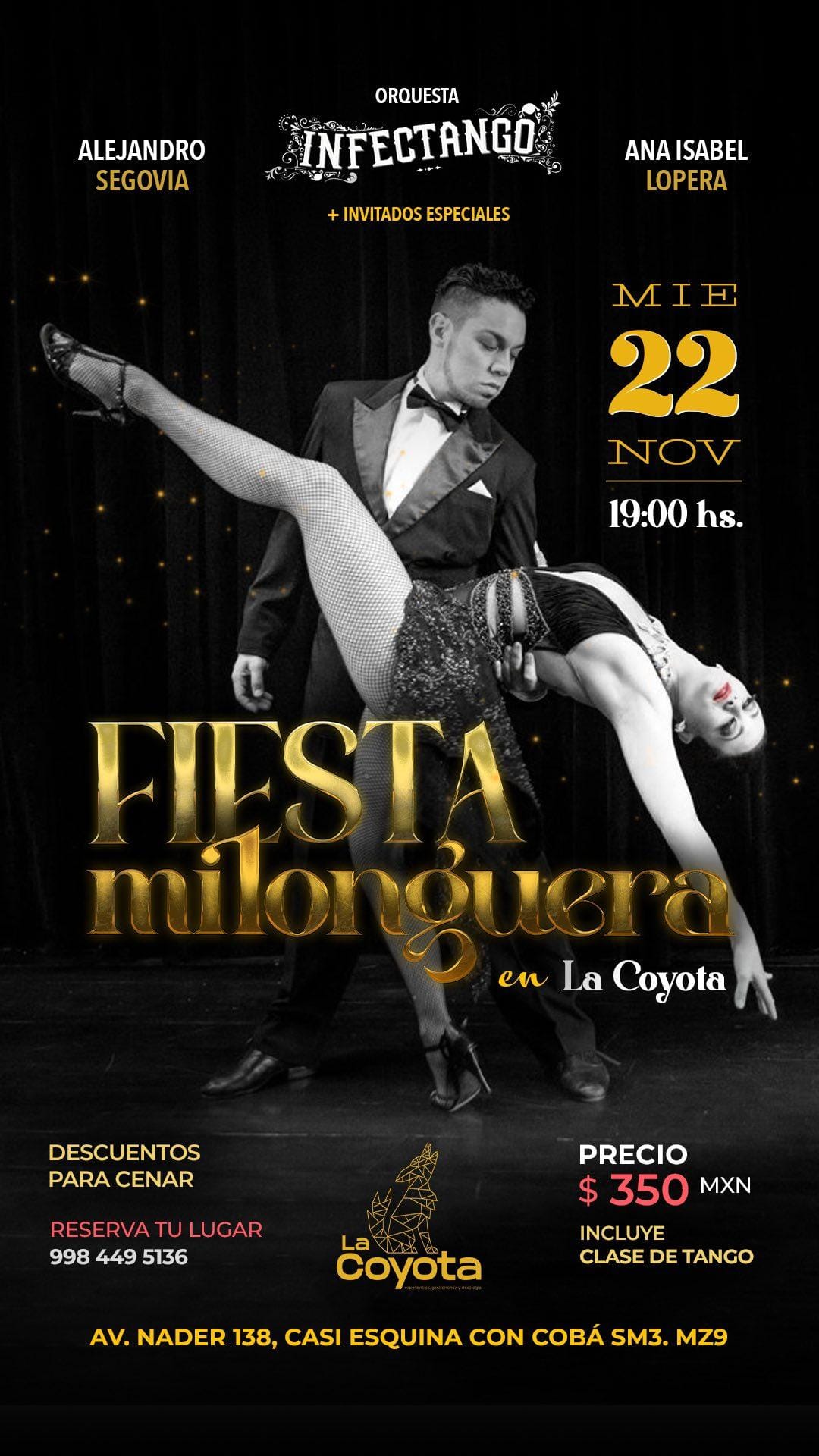 Fiesta Milonguera La Coyota