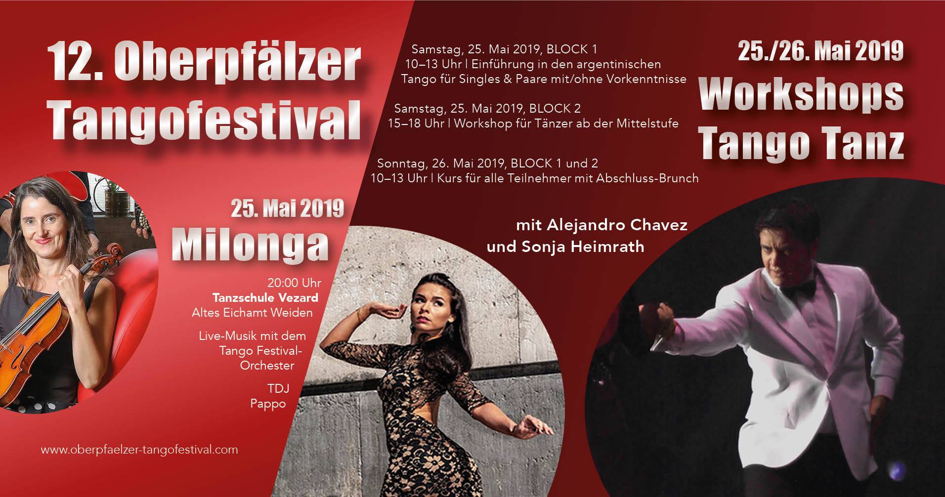 12. Oberpfälzer Tangofestival TANZ Workshops & Milonga