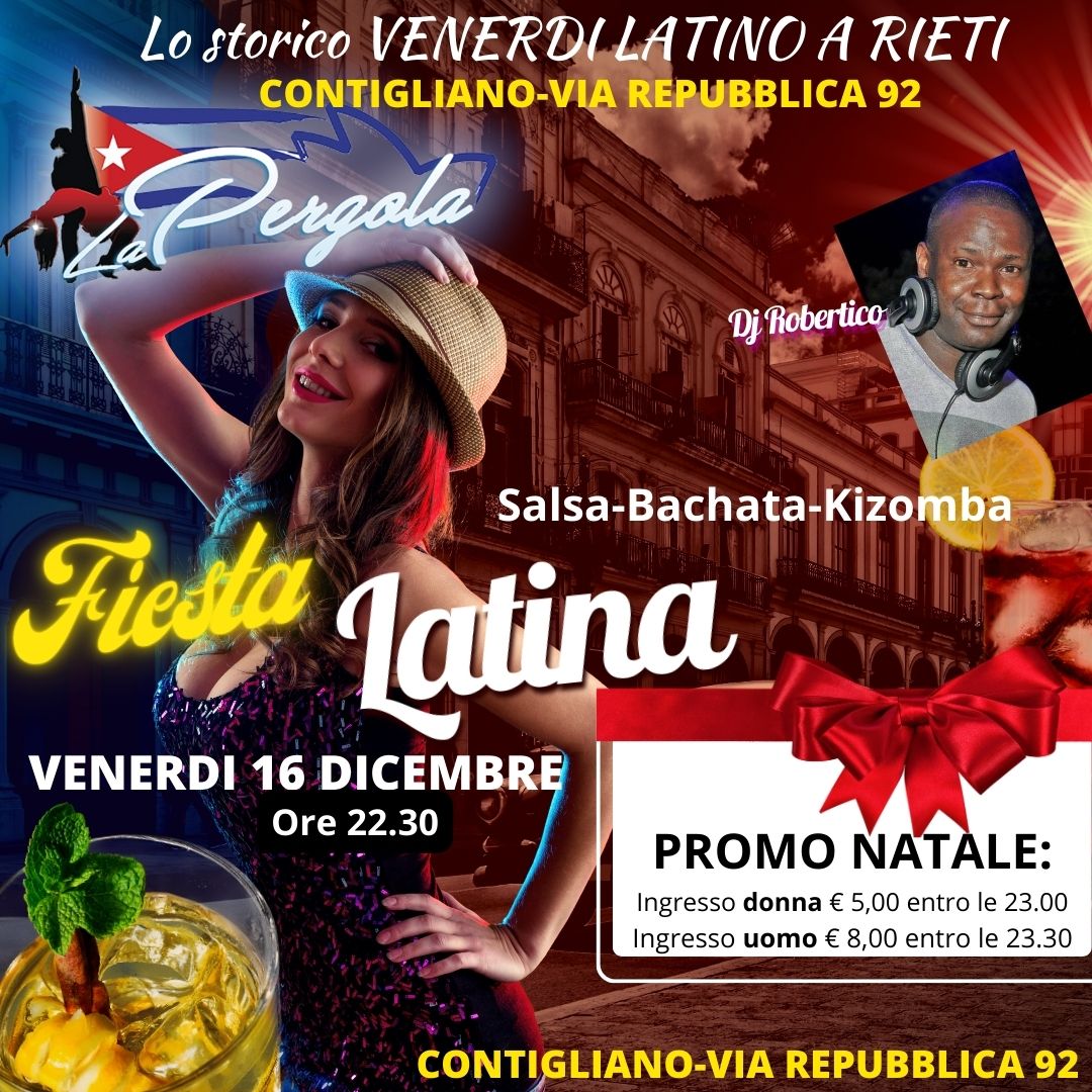 Venerdi Latino Rieti alla Pergola