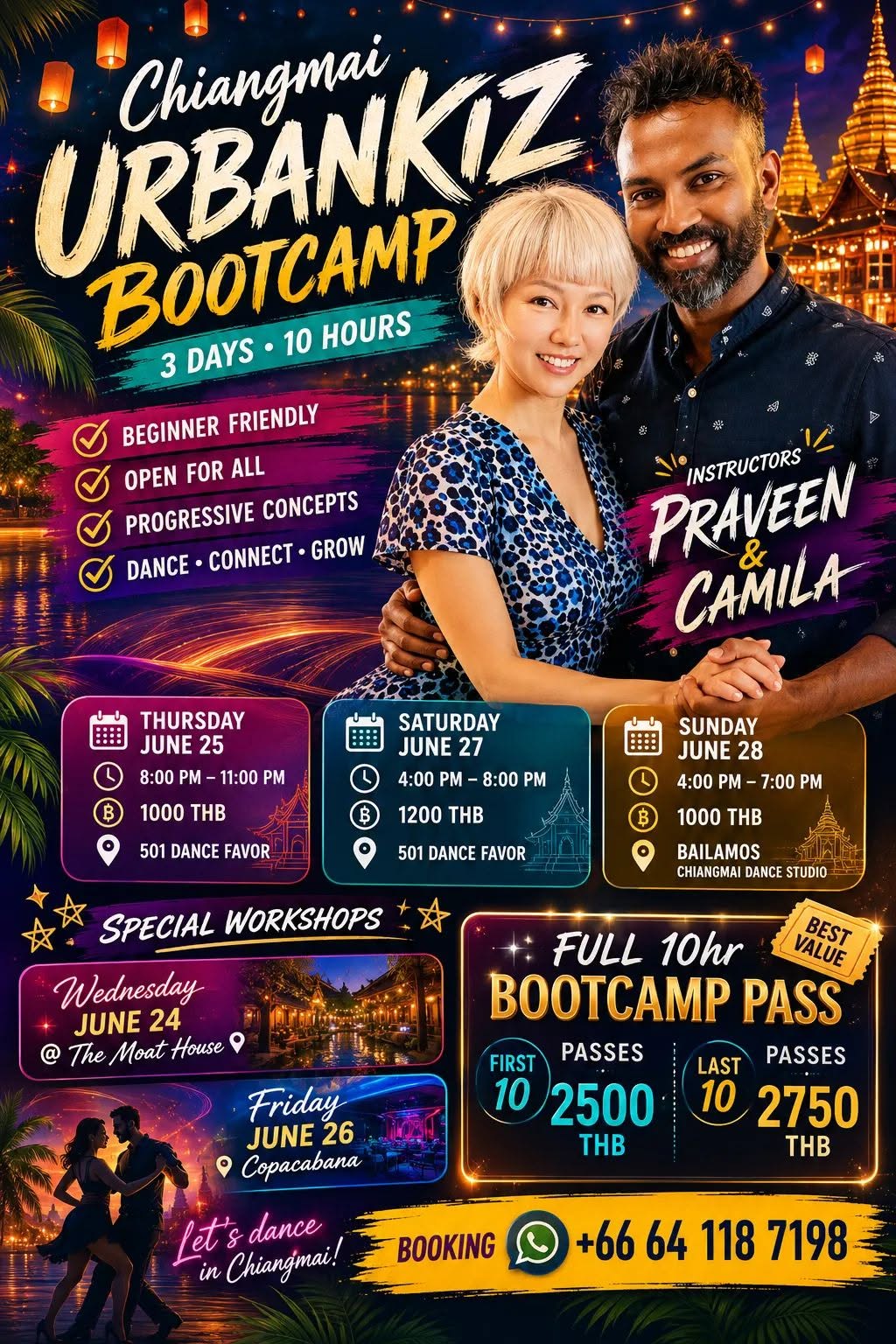 Urbankiz Bootcamp in ChiangMai 清邁 Urbankiz 密集訓練【中英 Bilingual】