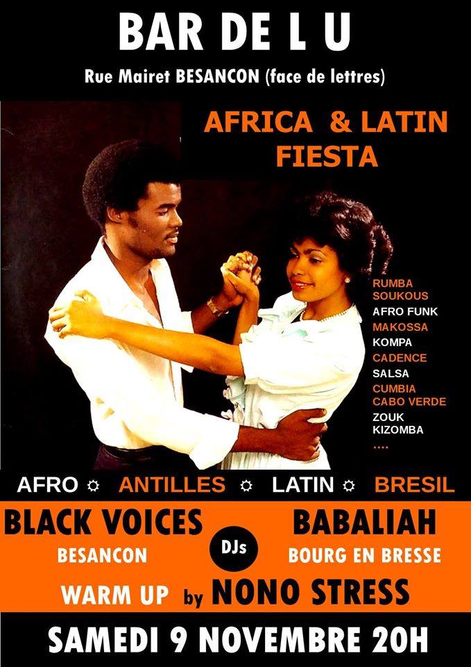 Africa & Latin Fiesta : Black voices Babaliah Djs